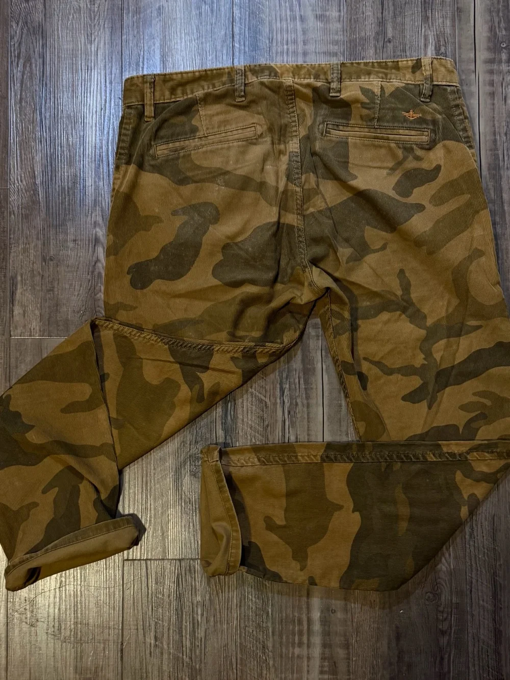 Dockers Men's Camo curdoroy pqnts - Brown & Olive
